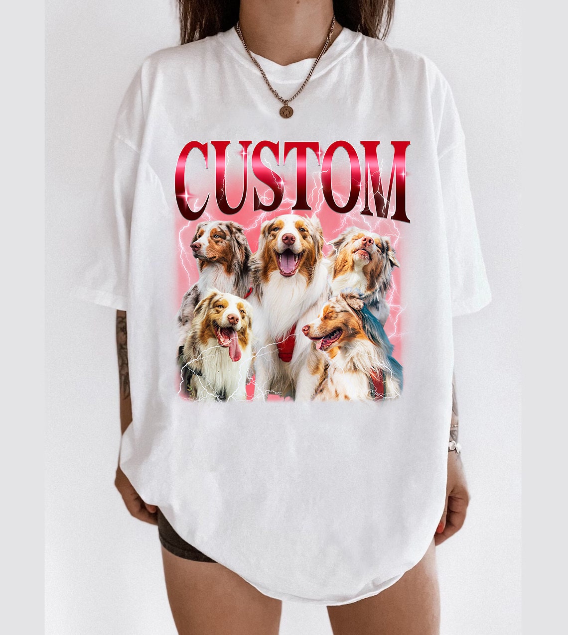 Custom Bootleg Pet Rap Tee, Personalized T Shirt