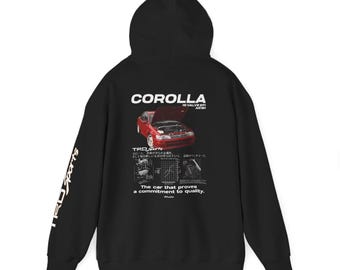 Ae101 Toyota Corolla Hooded Sweatshirt