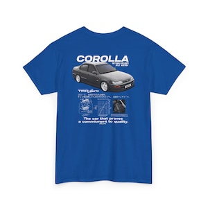 Ae101 Toyota Corolla T-shirt - Grey design