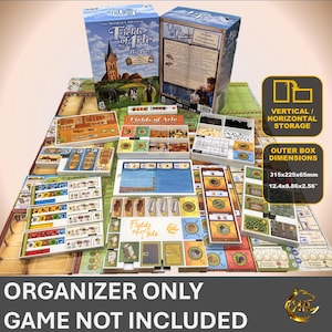 Fields of Arle Big Box Board Game Organizer | Insert | Premium Storage Solution