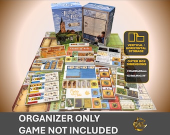 Fields of Arle Big Box Board Game Organizer | Insert | Premium Storage Solution
