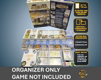 Le Havre Board Game Organizer | Insert | Premium Storage Solution