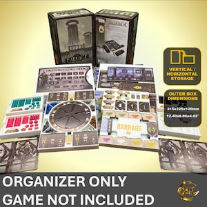 Barrage Board Game Organizer | Insert | Premium Storage Solution