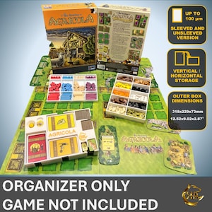 Agricola Board Game Organizer | Insert | Premium Storage Solution