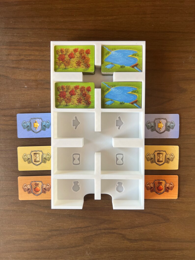 3D printed Glass Road board game organizer insert. Sleeved and unsleeved.
Custom 3D printed Glass Road board game organizer store
Glass Road board game 3D printed  organizer