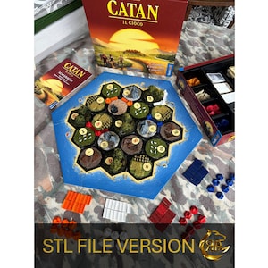 Catan Brettspiel - 3D Spielsteine | STL Datei für den 3D Druck