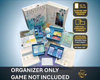 Finspan Board Game Organizer: 3D Printed Storage Solution