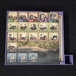 ANNO 1800 + Die Erweiterung Board Game Organizer, 3D Printed Insert image 12