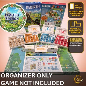 Rebirth Limited Edition Board Game Organizer Insert