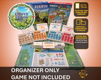 Rebirth Limited Edition Brettspiel-Organizer-Einsatz