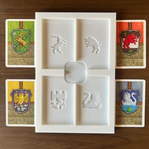 3D printed Glass Road board game organizer insert. Sleeved and unsleeved.
Custom 3D printed Glass Road board game organizer store
Glass Road board game 3D printed  organizer