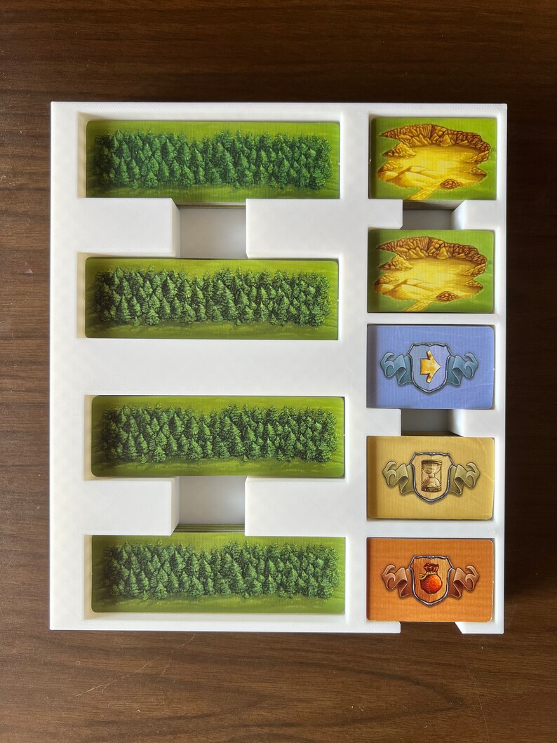 3D printed Glass Road board game organizer insert. Sleeved and unsleeved.
Custom 3D printed Glass Road board game organizer store
Glass Road board game 3D printed  organizer