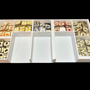 Organizador de juegos de mesa Le Havre, solución de almacenamiento impresa en 3D imagen 3