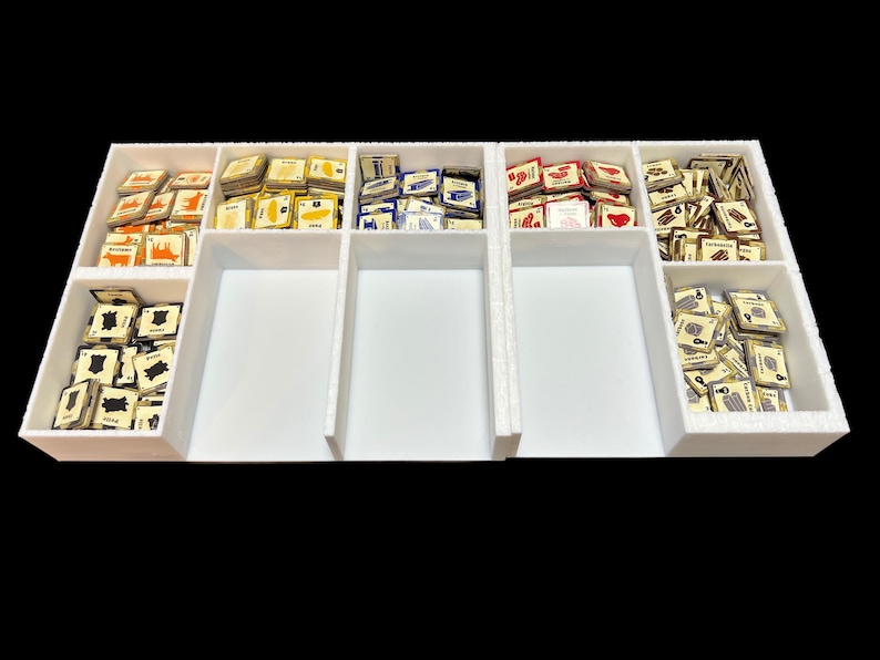 Organizador de juegos de mesa Le Havre, solución de almacenamiento impresa en 3D imagen 3