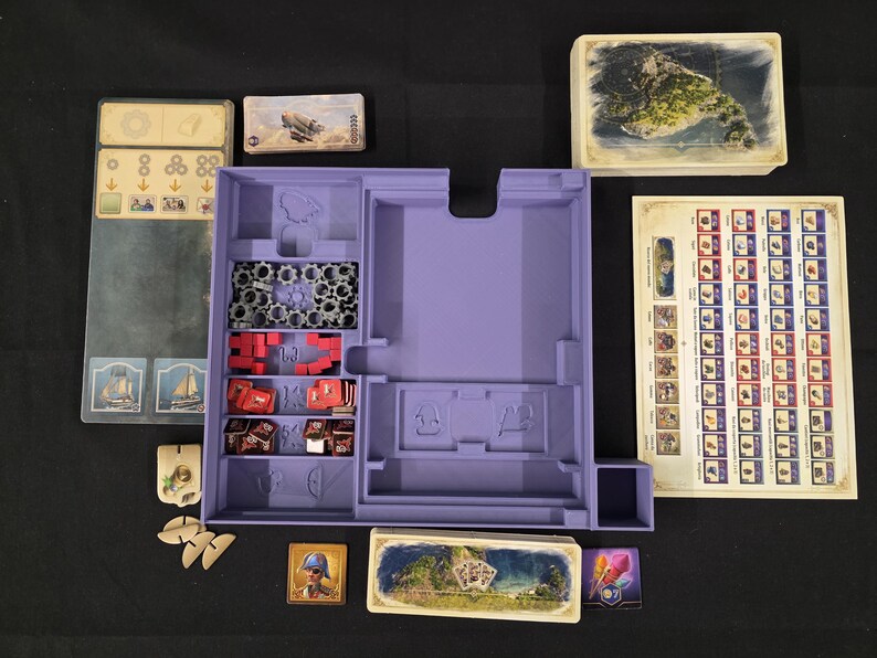 ANNO 1800 + Die Erweiterung Board Game Organizer, 3D Printed Insert image 14