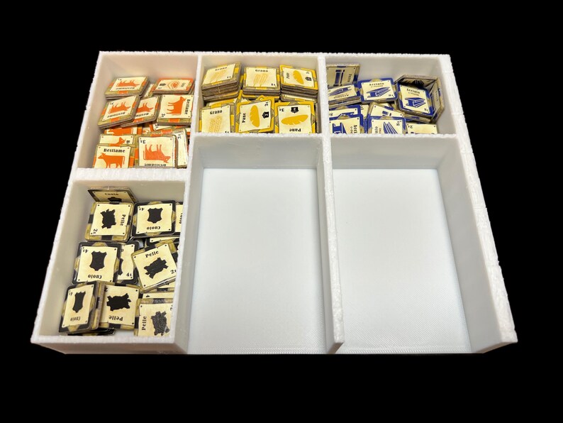 Organizador de juegos de mesa Le Havre, solución de almacenamiento impresa en 3D imagen 4
