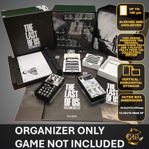 Organizer voor het bordspel The Last of Us – 3D-geprinte inlegvel