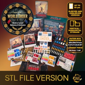 File STL di World Order Deluxe Edition | Inserto stampabile in 3D - Compatibile con le espansioni