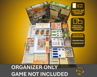 Root Board Game Organizer: All Expansions, Sleeved Cards - Etsy