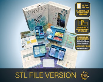 Finspan Board Game Organizer | STL FILE to 3D print