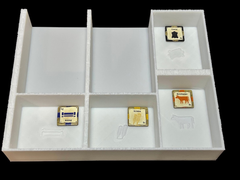 Organizador de juegos de mesa Le Havre, solución de almacenamiento impresa en 3D imagen 5