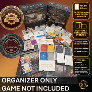 Hegemony and expansions Board Game Insert