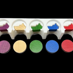Organizador de juegos de mesa Le Havre, solución de almacenamiento impresa en 3D imagen 9