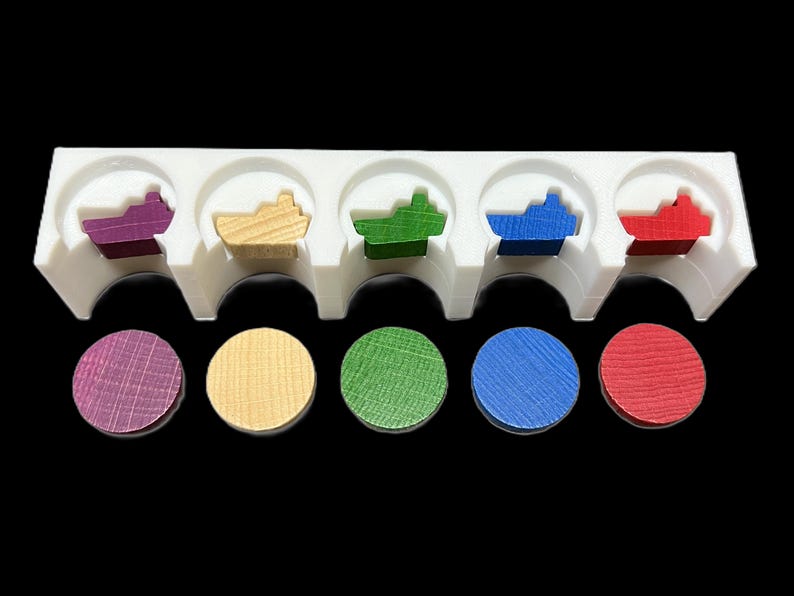 Organizador de juegos de mesa Le Havre, solución de almacenamiento impresa en 3D imagen 9