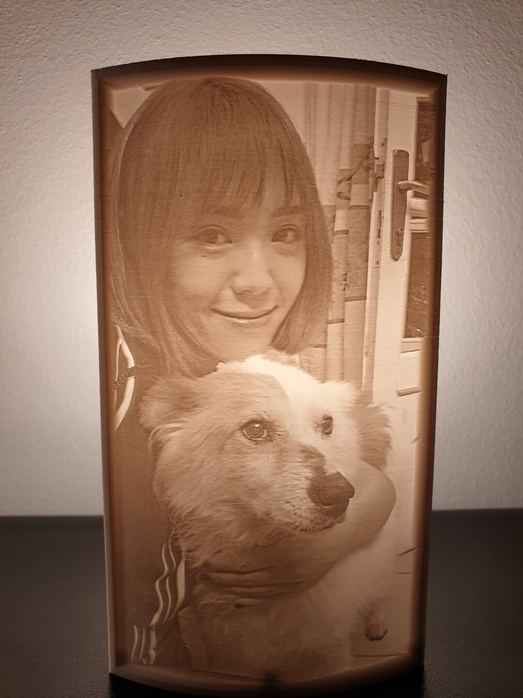 Lampada Personalizzata Con Foto IMake3D - Litofania Che Cambia Colore - Made In Italy - Foto 11