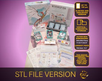 Wyrmspan Board Game Organizer | STL FILE to 3D print