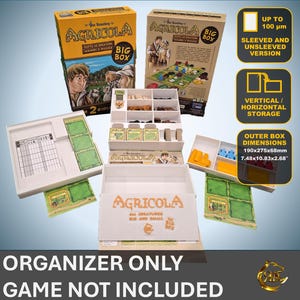 Agricola: Alla varelser stora som små – Stor låda 3D-printad arrangör