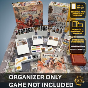 Zombicide 2nd Edition Board Game Organizer | Insert | Premium Storage Solution