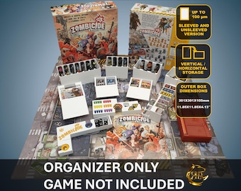Organizador do Jogo de Tabuleiro Zombicide 2ª Edição | Encarte Impresso em 3D