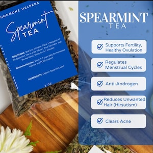 Organic Spearmint Tea | Balance Hormones, Improve Digestion | PCOS Support