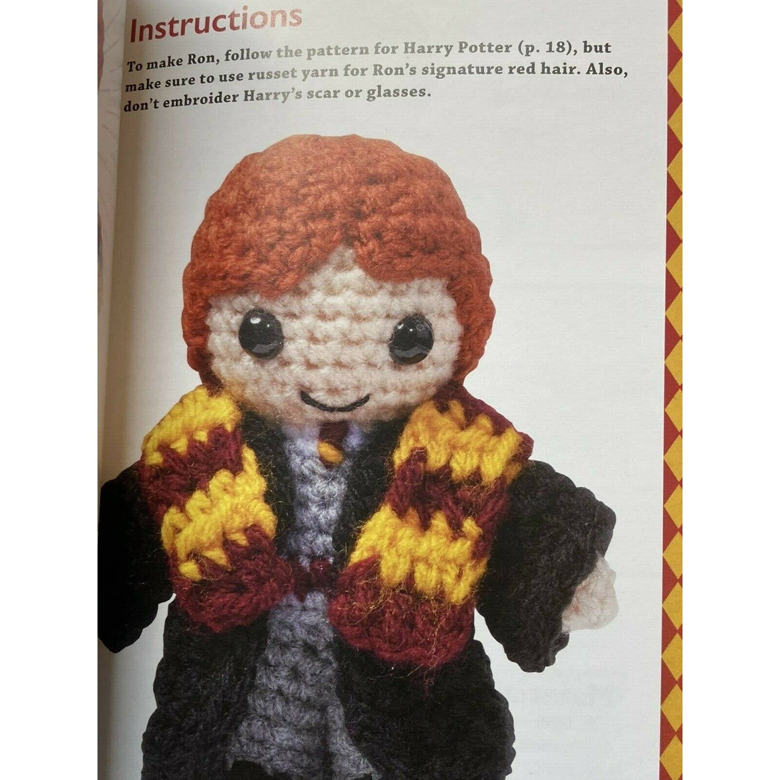 HARRY POTTER Crochet Kit w/ 76 pg book 14 Wizarding World Etsy