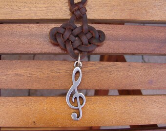 Necklace Celtic Stunner & Treble Clef Necklace