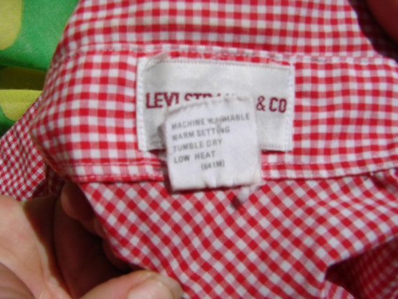 Vintage Levi Strauss & Co Juniors Western Shirt, … - image 10