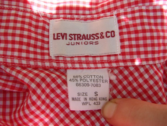 Vintage Levi Strauss & Co Juniors Western Shirt, … - image 9