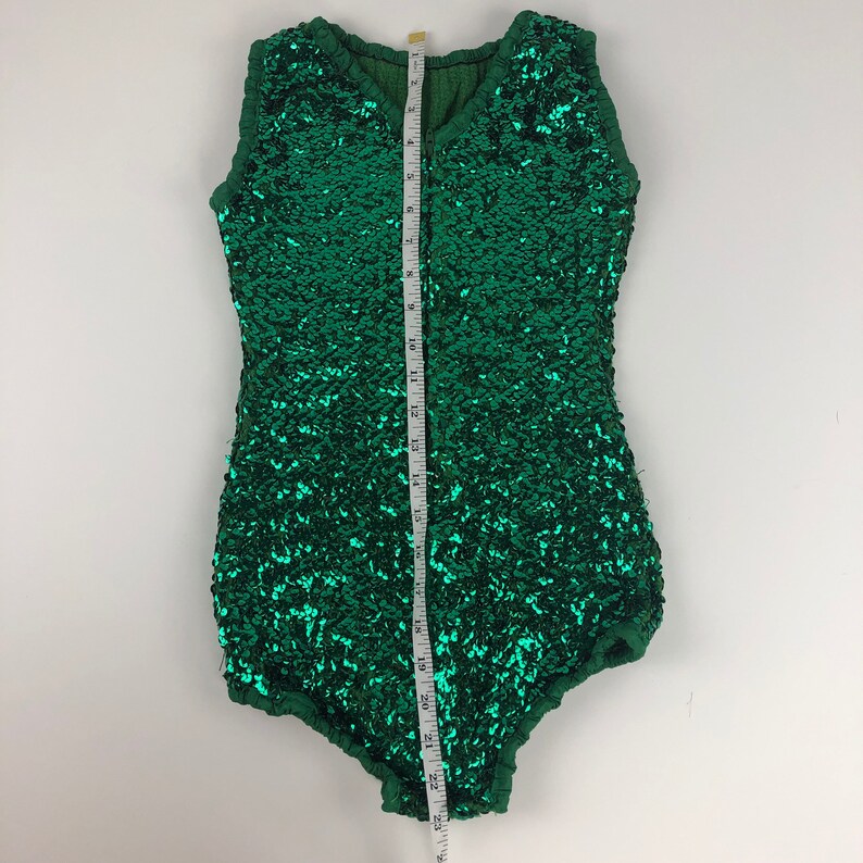 Vintage 1960s Advance Theatrical Co Sequin Bodysuit Leotard