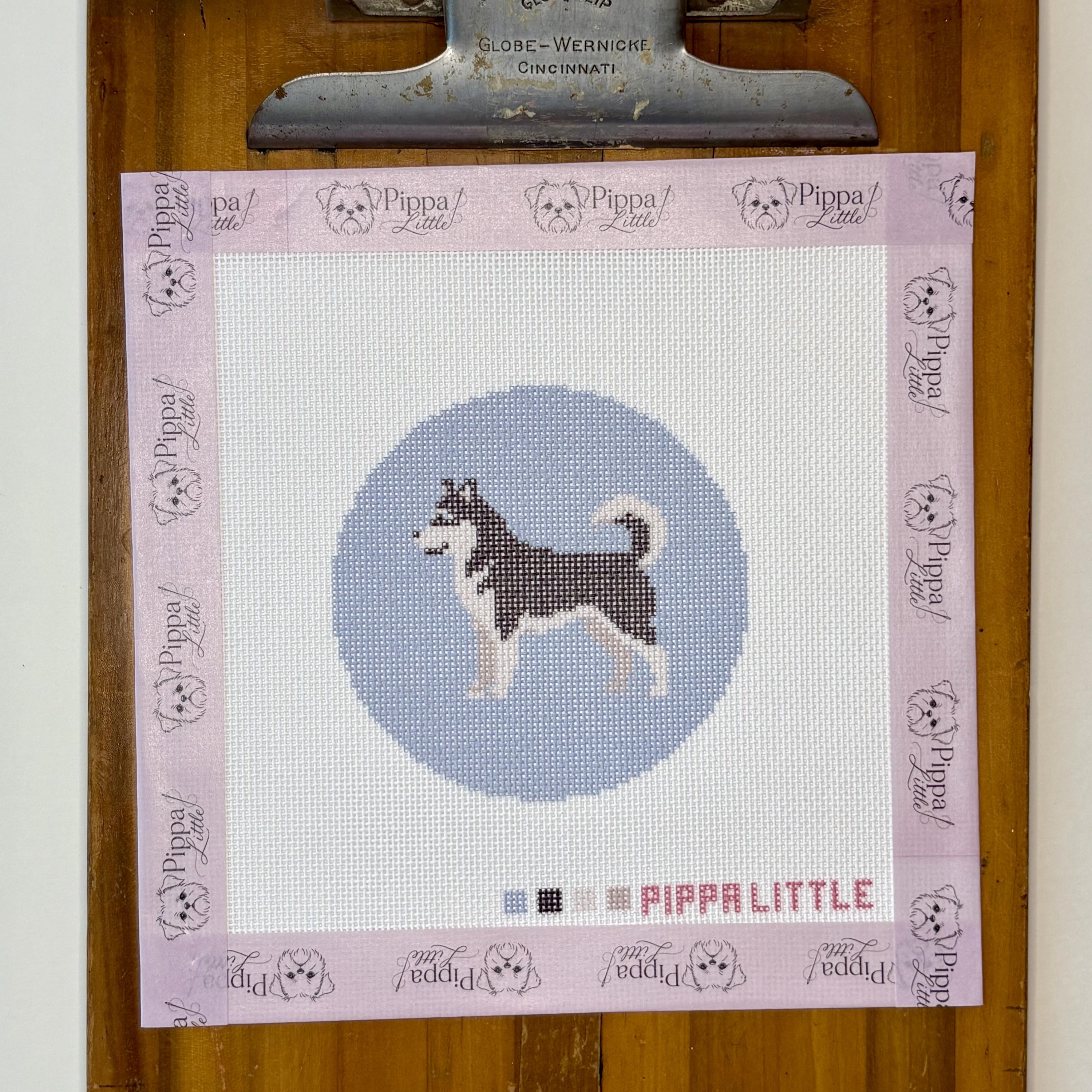 Husky Needlepoint - Etsy