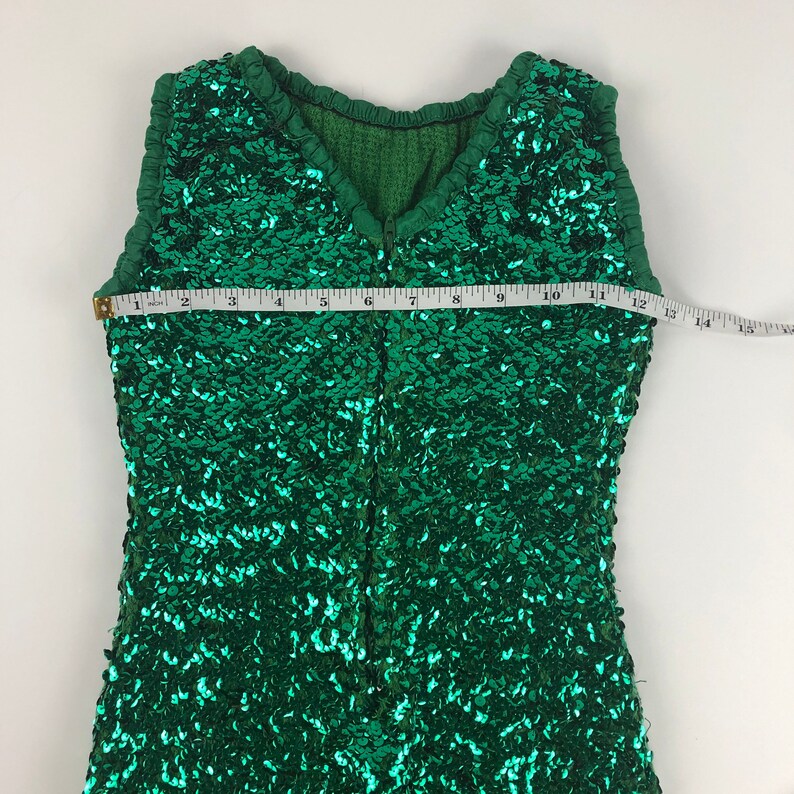 Vintage 1960s Advance Theatrical Co Sequin Bodysuit Leotard