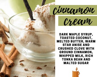 Cinnamon Cream Fragrance Oil: Potpourri Refresher (1 oz)