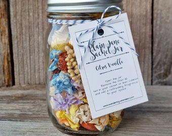 Plain Jane Potpourri Sachet Jars