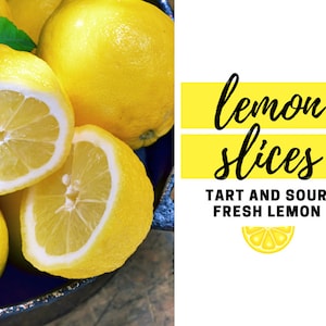 Lemon Slices Fragrance Oil - Potpourri Refresher Oils - 1 oz (30 ml) Concentrated Fragrance Oils - Glass Amber Bottle with Dropper