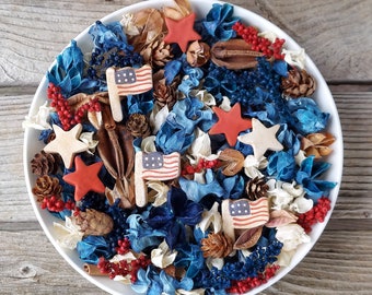 Stars and Stripes Americana Artisan Potpourri