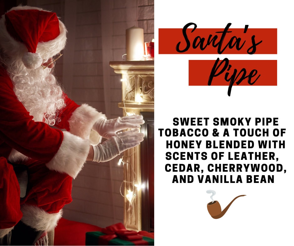 Santa's Pipe Fragrance Oil - Smoky Tobacco, Honey, Leather, Cedar,  Cherrywood and Vanilla
