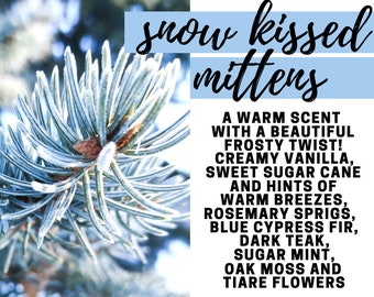 Snow Kissed Mittens Fragrance Oil - Potpourri Refresher Oils - 1 oz (30 ml) Concentrated Fragrance Oils - Glass Amber Bottle with Dropper