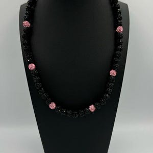 Custom Baseball Sparkle Beaded Necklace Bro Beads Baseball Rhinestone Necklace MLB Necklace Baseball Drip Disco Ball Necklace Baseball Bling