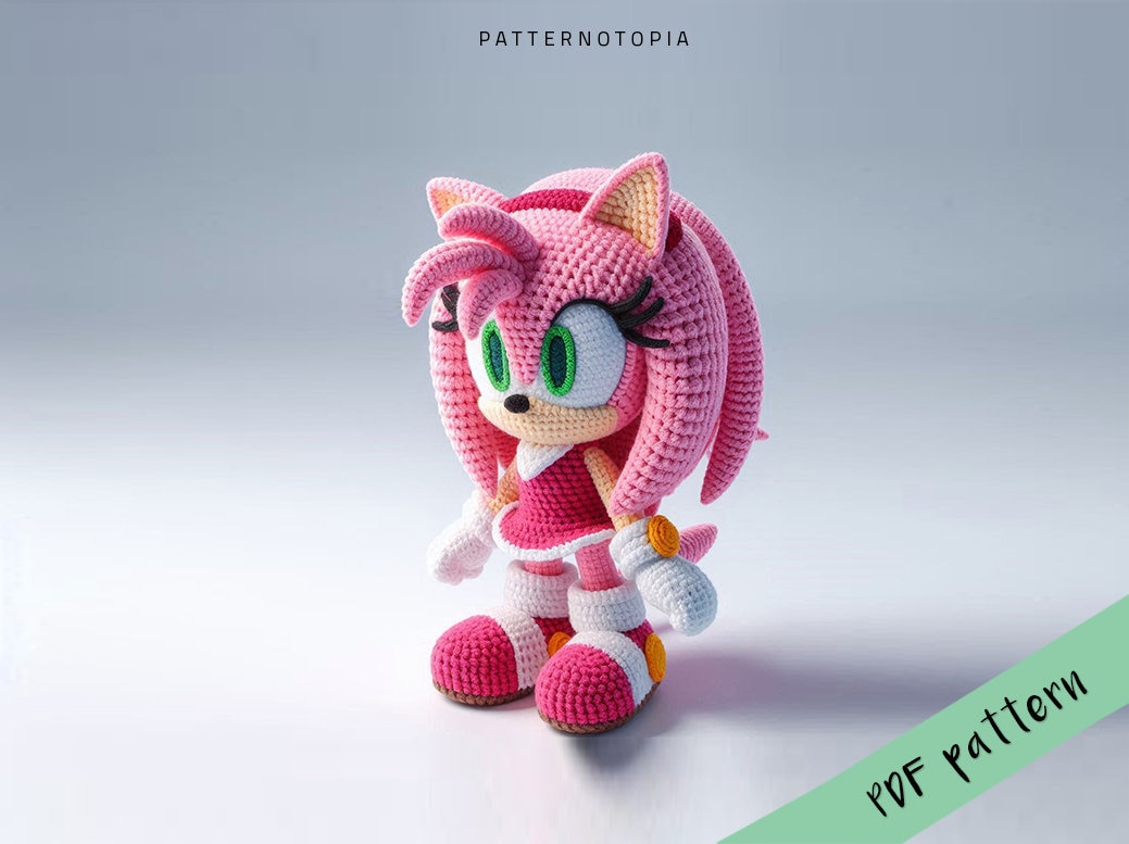 ■ami 様 order商品　Amy... あみぐるみ Crochet Pattern Amyrose Amigurumi Tutorial, Crochet Doll Pattern