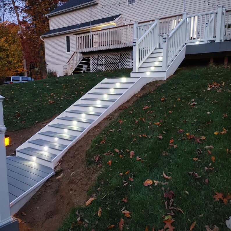 Aztt Led Riser Lights LED Riser Light Replaceable LED Bulbs, Unlike Trex and Other Chinese ...